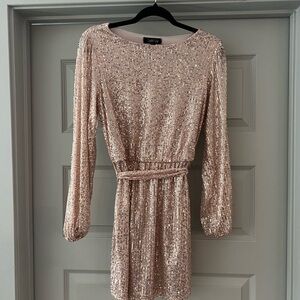 Pink Sequin Dress
